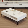Hanah Home Istanbul Mesa de Centro Blanca